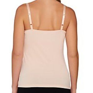SUSAN GRAVER SCOOP NECK CAMISOLE, 2X, NUDE